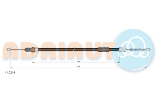 Pull cable, parking brake