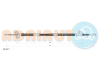 Pull cable, parking brake