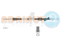 Pull cable, parking brake