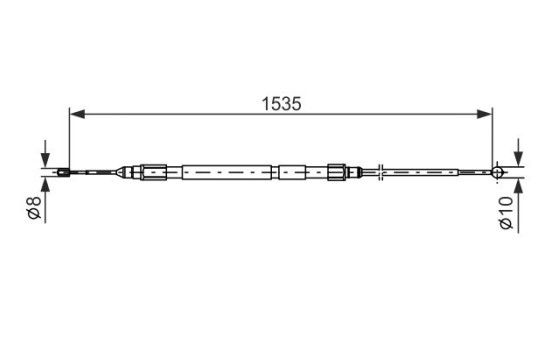 Pull cable, parking brake, Image 5