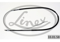 Pull cable, parking brake