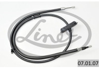 Pull cable, parking brake