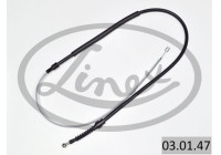 Pull cable, parking brake