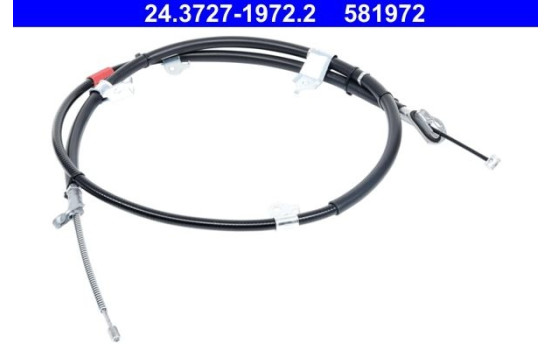 Traction cable, parking brake 24.3727-1972.2 ATE, Image 2