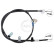 Traction cable, parking brake K10082 ABS