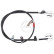 Traction cable, parking brake K10083 ABS