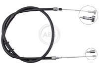 Traction cable, parking brake K10114 ABS