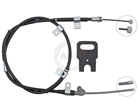 Traction cable, parking brake K10259 ABS