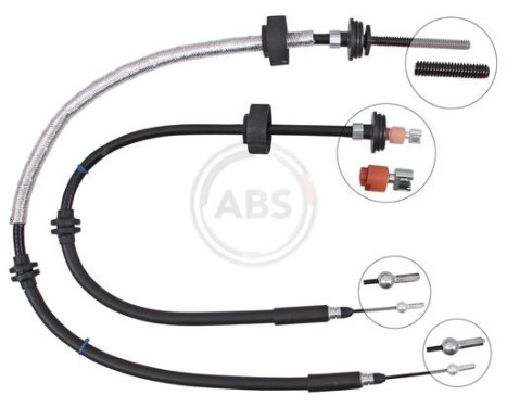 Traction cable, parking brake K13832 ABS