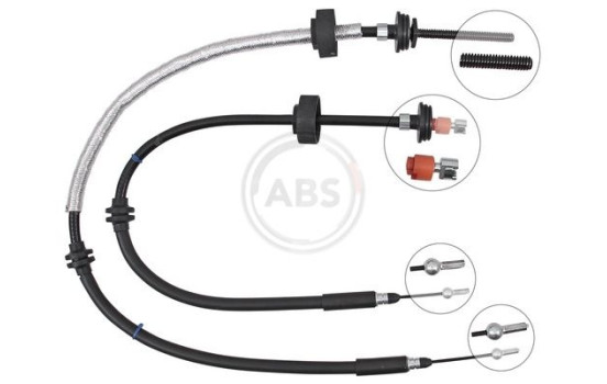 Traction cable, parking brake K13832 ABS