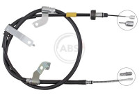 Traction cable, parking brake K17476 ABS