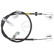 Traction cable, parking brake K17476 ABS