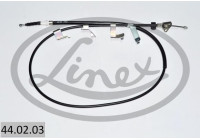 Traction cable, parking brake