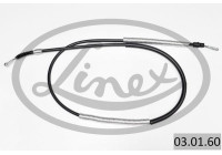 Traction cable, parking brake