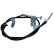 Traction cable, parking brake