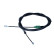 Traction cable, parking brake