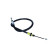 Traction cable, parking brake