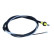Traction cable, parking brake