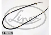 Traction cable, parking brake