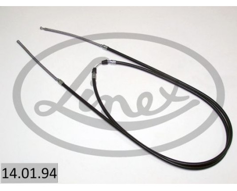 Traction cable, parking brake