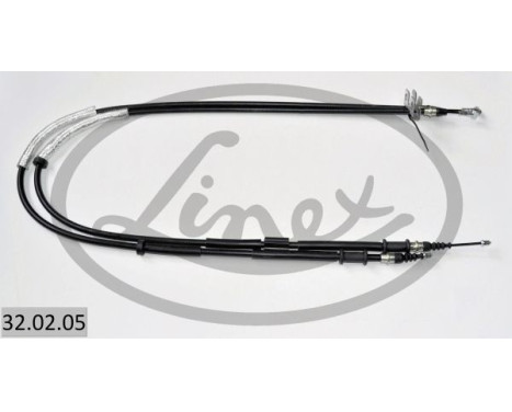 Traction cable, parking brake