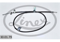 Traction cable, parking brake