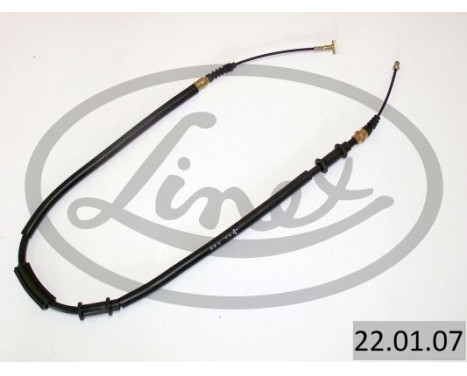 Traction cable, parking brake