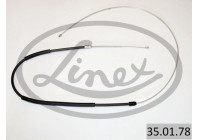 Traction cable, parking brake