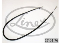 Traction cable, parking brake