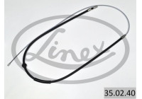 Traction cable, parking brake