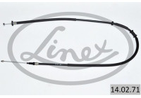 Traction cable, parking brake