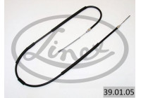 Traction cable, parking brake
