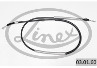 Traction cable, parking brake