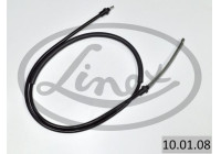 Traction cable, parking brake
