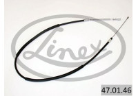 Traction cable, parking brake