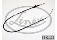 Traction cable, parking brake