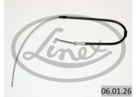 Traction cable, parking brake