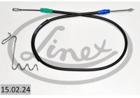 Traction cable, parking brake