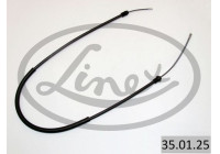 Traction cable, parking brake