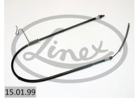 Traction cable, parking brake