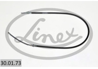 Traction cable, parking brake