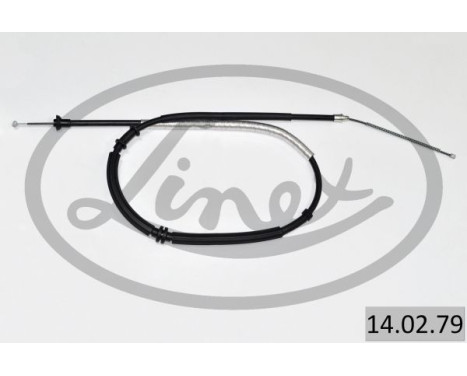Traction cable, parking brake