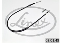 Traction cable, parking brake