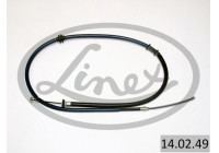 Traction cable, parking brake