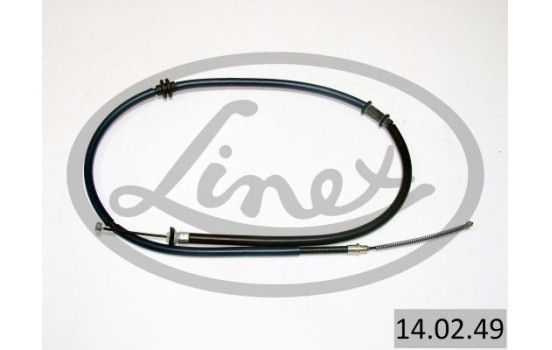 Traction cable, parking brake