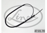 Traction cable, parking brake