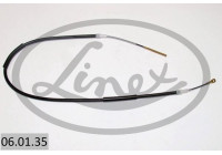 Traction cable, parking brake