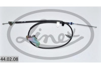 Traction cable, parking brake