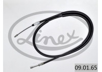 Traction cable, parking brake