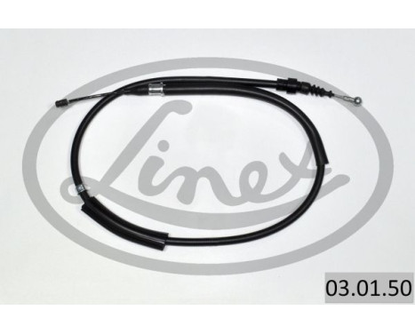 Traction cable, parking brake